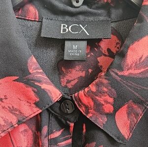 BCX Womens Floral Blouse New with tags